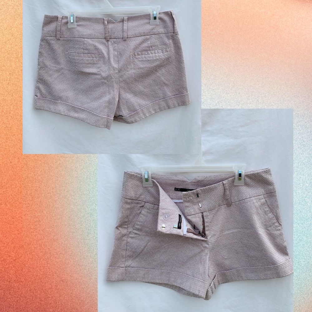 Blush dress shorts